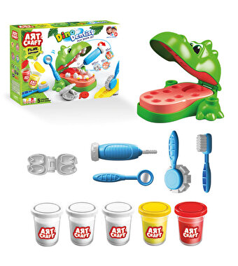 Dinozor Dişçi Oyun Hamur Seti