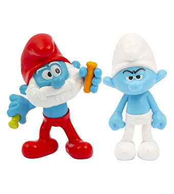 Şirinler Renk Değiştiren 2'li Figür Şirin Baba ve Somurtkan Şirin