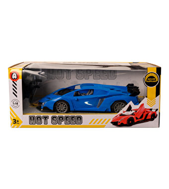 1:18 Full Fonksiyon Uzaktan Kumandalı Araba Mavi