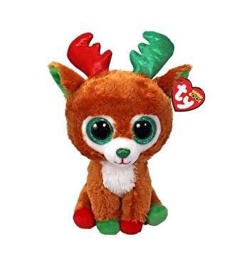TY Beanie Boo Christmas Tinseltoes Reindeer 15 Cm