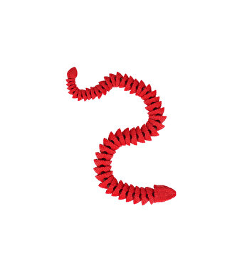 Hareketli Hayvanlar Serisi Kırmızı Viper Yılan