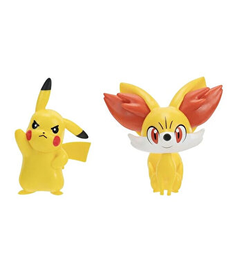 Pokemon Battle 2'li Figür Seti Pikachu ve Fennekin