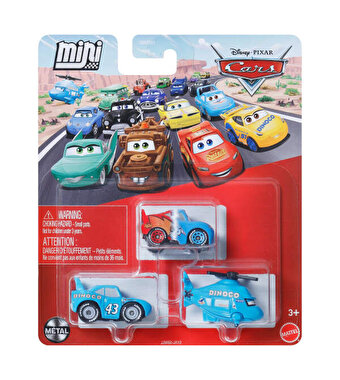 Cars Mini Karakter Arabalar Üçlü Paket JJW60