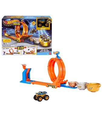 Hot Wheels Monster Trucks Döngü ve Takla Bigfoot Oyun Parkuru JBX64