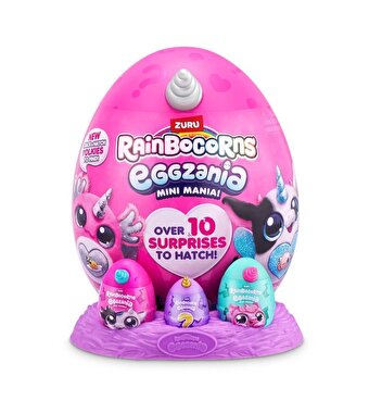 Rainbocorns Mini Eggzania Sürpriz Peluş Beyaz Boynuz