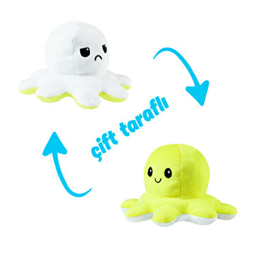 Sarı Beyaz Mood Ahtapot