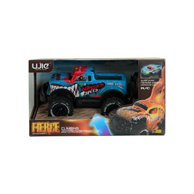 1:20 Uzaktan Kumandalı Full Fonksiyon Speed Monster Kamyonet Mavi