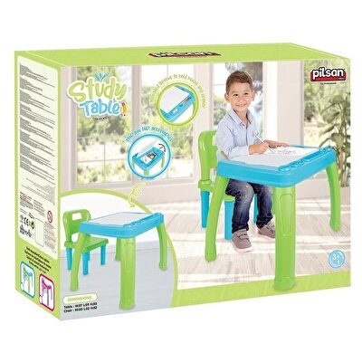 Pilsan Çalışma Masası Mavi-Yeşil