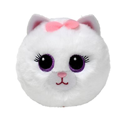 TY Beanie Bouncers Beyaz Kedi Purdy 7 cm