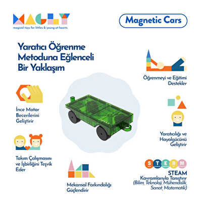 Magnetic Cars Manyetik Araç Oyun Seti