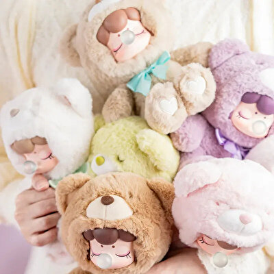 Rolife Nanci Colorful Chocolate Cutie Bears Sürpriz Paket Peluş 17,5 Cm