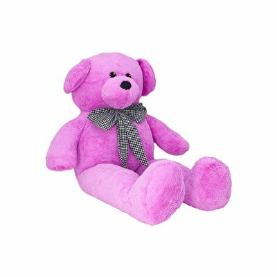 Büyük Kurdeleli Mor Peluş 150 cm