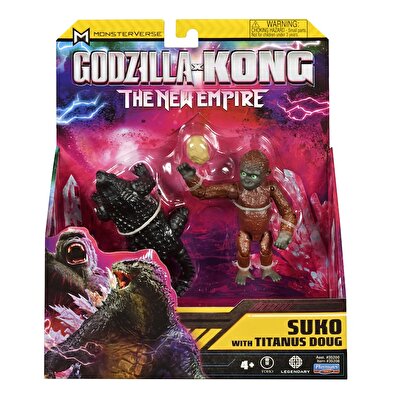 Godzilla ve Kong Aksiyon Figür Suko With Titanus Doug