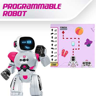 Xtrem Bots Yürüyebilen Kumandalı Sesli Robot Sophie