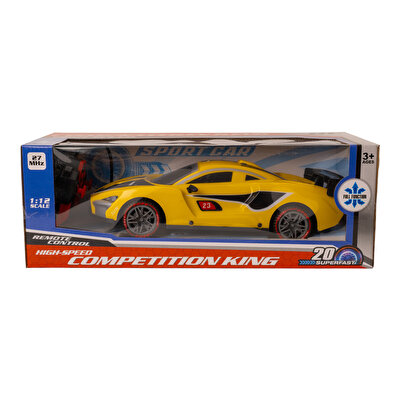 1:12 Uzaktan Kumandalı Sarı Spor Araba