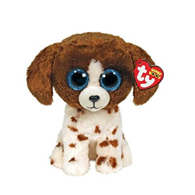 Ty Muddles Beanie Boo Kahverengi Beyaz Köpek 24 cm.