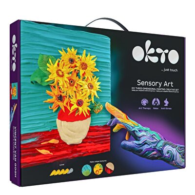 OKTO Sunflowers 3D Duyusal Sanat Seti