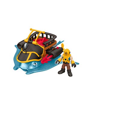 Imaginext Korsan Figür ve Aksesuarlar Captain Nemo ve Stingray DTH43
