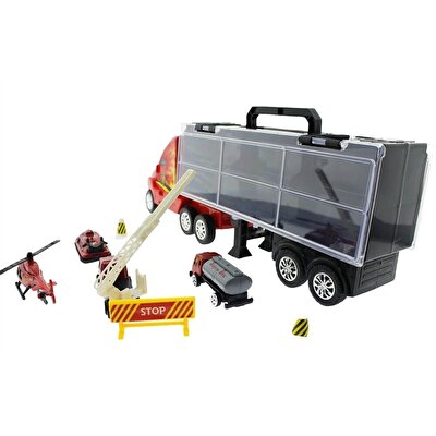 Taşınabilir Die Cast Metal Araçlı İtfaiye Kamyonu BA 139B