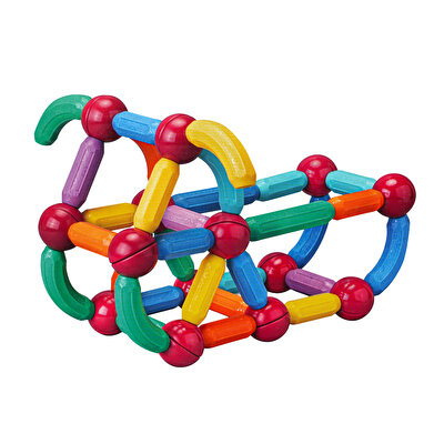 Manyetik Renkli Yapı Çubuklar 53 Parça