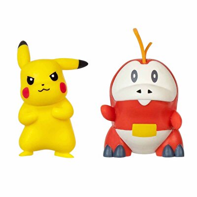 Pokemon Battle Figür 2'li Seti Pikachu ve Fuecoco