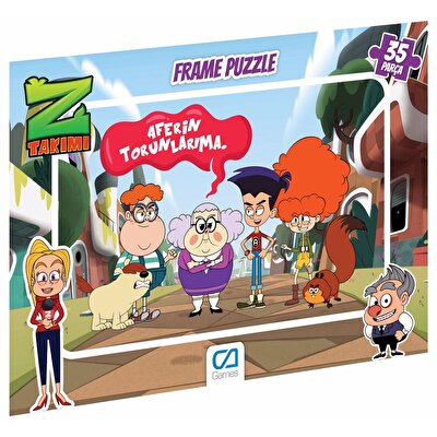Z Takımı Frame Puzzle 35 Parça
