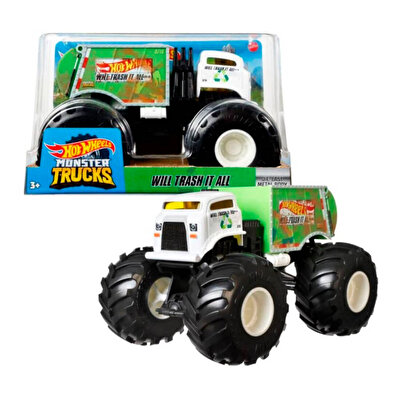 Hot Wheels Monster Trucks 1:24 Arabalar Will Trash It All GWK99
