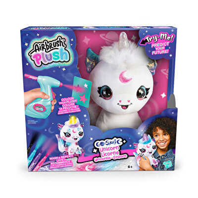 Airbrush Plush Cosmic Unicorn
