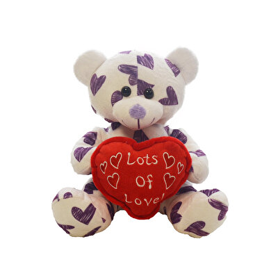 Kalp Desenli Ayıcıklar 21 cm.