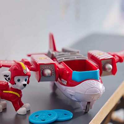 Paw Patrol Air Rescue Figür ve Kurtarma Aracı Marshall
