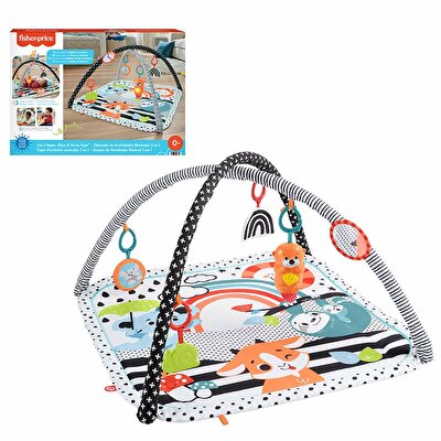 Fisher Price Neşeli Hayvanlar 3'ü 1 Arada Jimnastik Merkezi HBP41