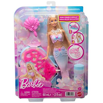 Barbie Baloncuk Işıltısı Deniz Kızı Bebeği JLW56