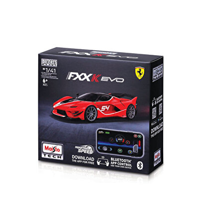 Maisto Dianomi 1:41 Ölçek Ferrari FXX K EVO Metal APP Control Kumandalı Araba