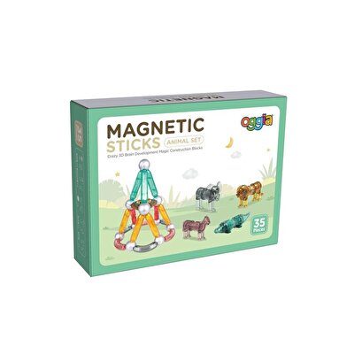 Magnetic Sticks Manyetik Oyun Seti 35 Parça