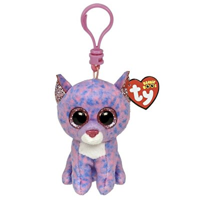 TY Cassidy Lavanta Renkli Kedi Anahtarlık