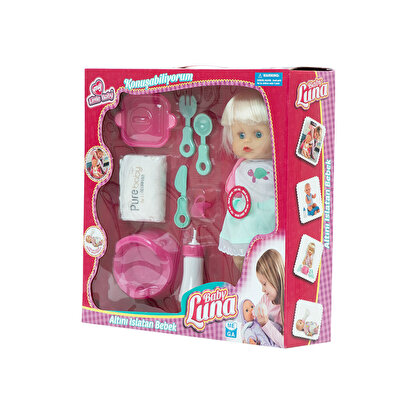 Baby Luna Altını Islatan Yemek Setli̇ Bebek Kaplumbağalı Elbi̇se