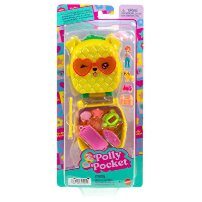 Polly Pocket Ananas Köpekçik Plajı Mini Oyun Seti JFV00
