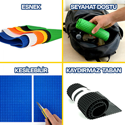 Esnek Blok Aktivite Zemin Beyaz