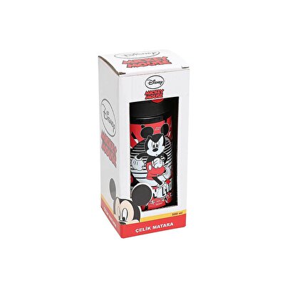 Mickey Mouse Due Power Up Çelik Matara 500 Ml