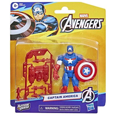 Marvel Avengers Action Verse Aksiyon Figürü Captain America G2847