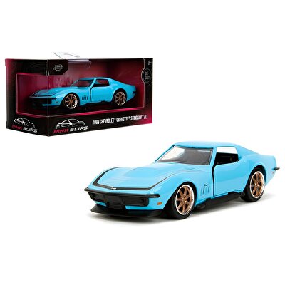 Jada Pi̇nk Sli̇ps 1:32 Ölçekli Araba 1969 Chevrolet Corvette Stingray ZL1