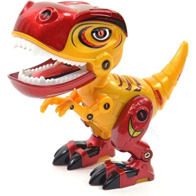Işıklı ve Sesli Die Cast Kırmızı Dinozor