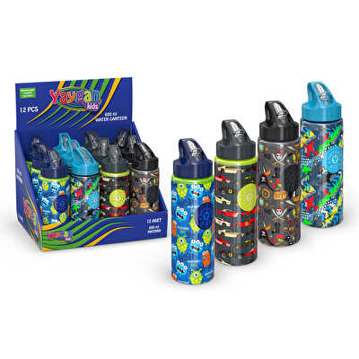 Pipetli Alüminyum Matara 600 ml