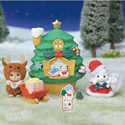 Sylvanian Families Bebek Noel Baba’nın Yılbaşı Ağacı Evi