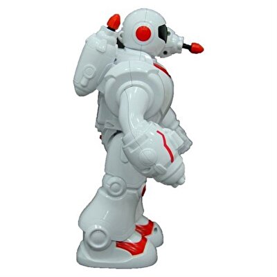 Sesli Ve Işıklı Savaş Robotu Kırmızı