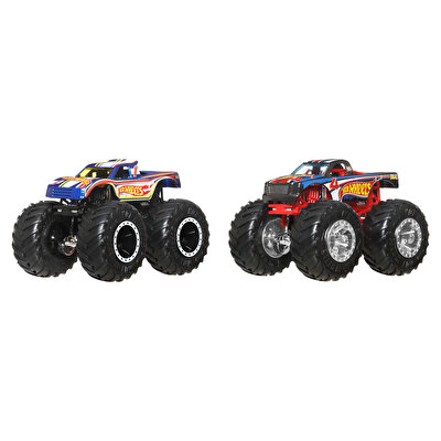 Hot Wheels Monster Trucks Güçlü İkili 1:64 Arabalar Hot Wheels Racing JCC83