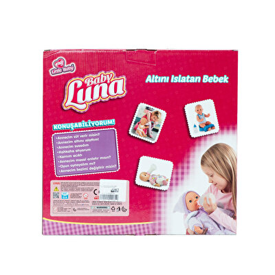 Baby Luna Altını Islatan Yemek Setli̇ Bebek Balıklı Elbi̇se