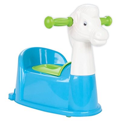 Pilsan Sesli At Oturak ve Lazımlık Mavi