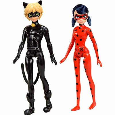 Miraculous Ladybug ve Cat Noir 2'li Figür 26 cm