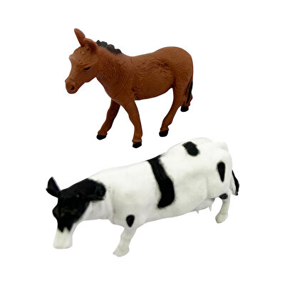 Poşette 6'lı Çiftlik Hayvan Seti